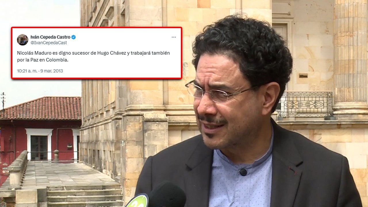 Iván Cepeda idolata a Maduro