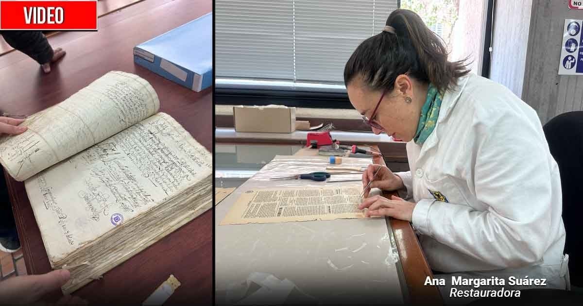 Una obsesiva estudiosa del pasado es quien cuida los documentos más valiosos de la historia de Colombia