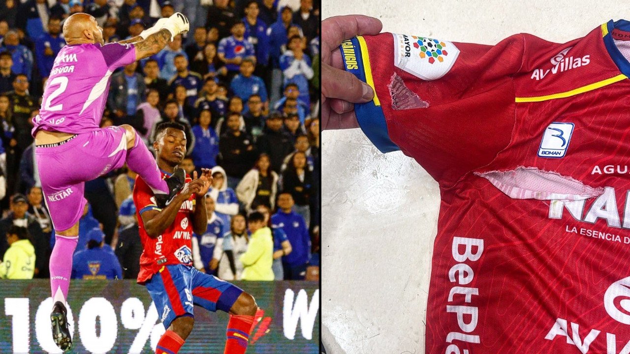 ¡Escándalo arbitral! Bismarks Santiago, en el ojo del huracán por increíble omisión de penal que favoreció a Millonarios