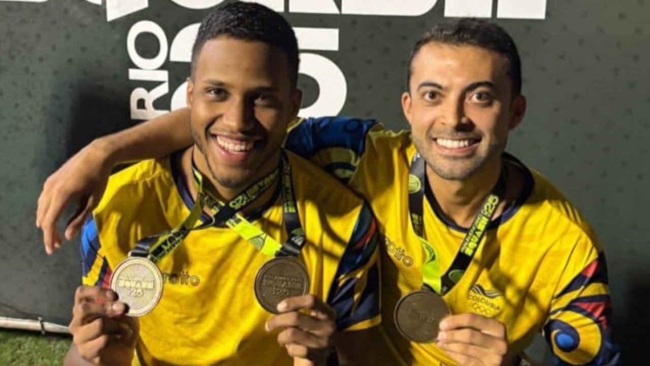 ¡Oro para Colombia! Ronald Palomino y Juan Vargas se coronan campeones panamericanos de squash