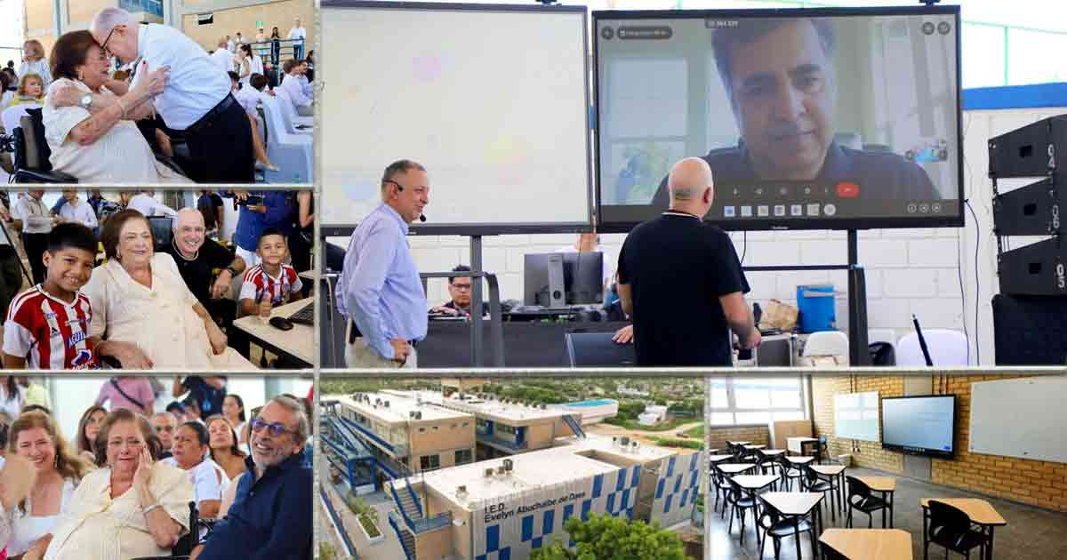 El súper colegio en un barrio humilde de Barranquilla donde los tableros ahora serán pantallas digitales