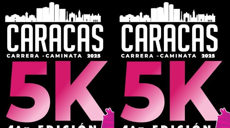 Caracas 5K: Energía y solidaridad desbordan las calles de la ciudad