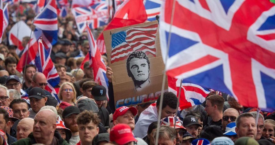 Unas 110.000 personas protestan en Londres contra la inmigración