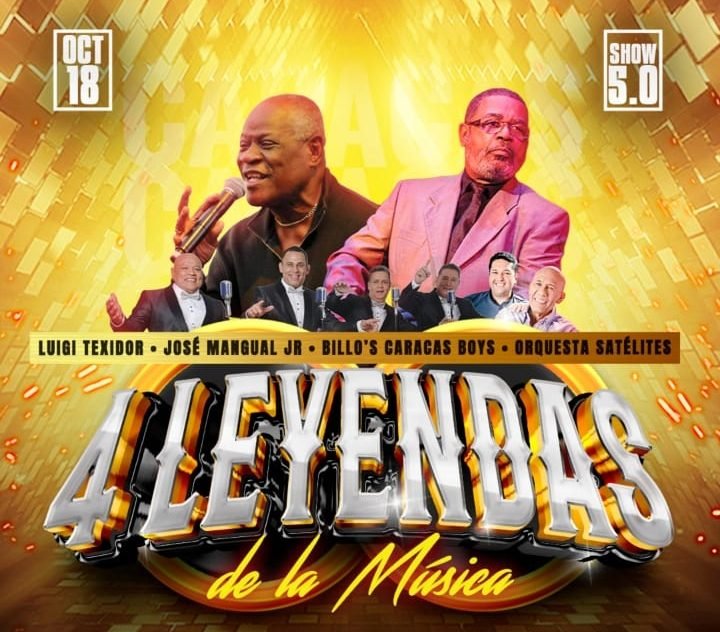 Íconos de la salsa y el merengue se unen en el Círculo Militar de Caracas
