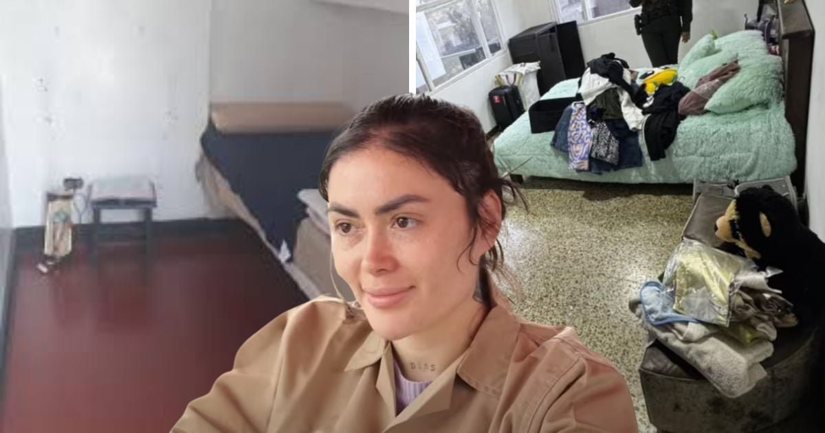 Esta es la celda de Epa Colombia en Bogotá, un lujo muy lejano al de