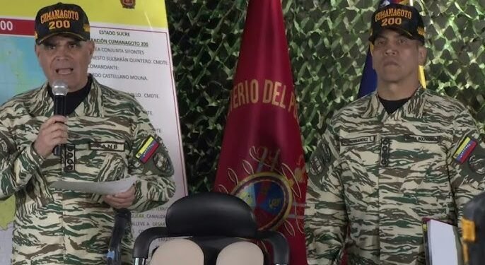 Venezuela activa un operativo antidrogas en región costera cercana a Trinidad y Tobago
