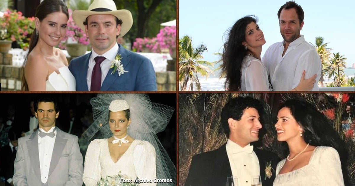 Los millonarios que se casaron con las 4 reinas más queridas de Colombia