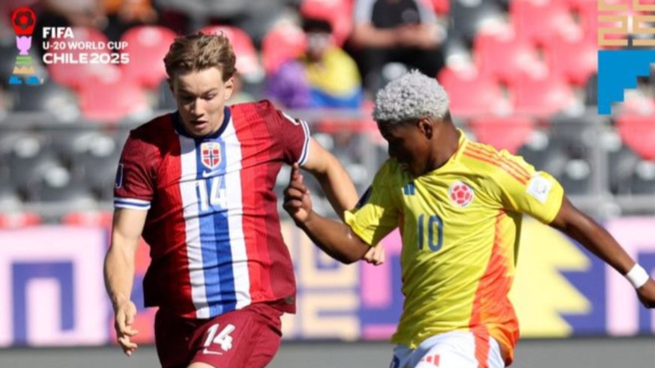 Empate 0-0 en la primera parte: Colombia nada que puede con los gigantones de Noruega