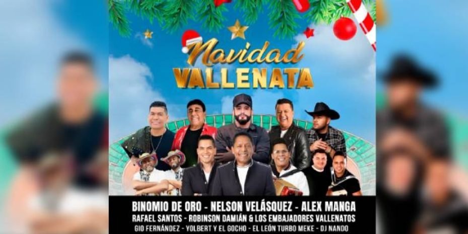 Leyendas del Vallenato encenderán la navidad caraqueña en el estadio de la UCV