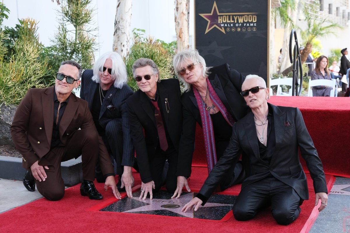 Def Leppard recibió estrella en el Paseo de la Fama de Hollywood
