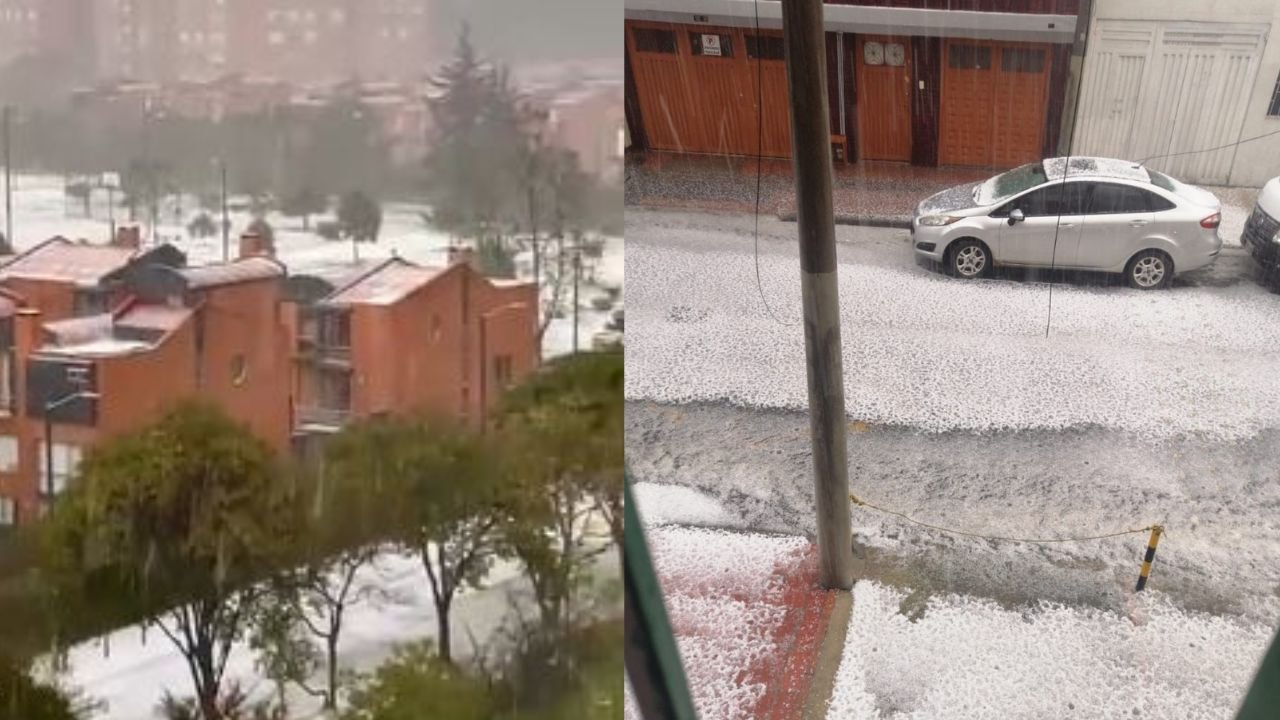 Fuerte granizada en el Norte de Bogotá/Min30